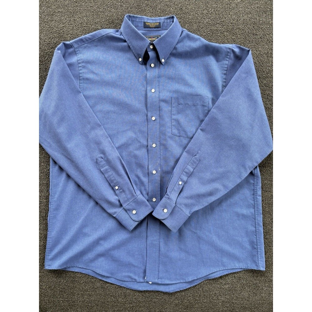 The Arrow Company Long‎ Sleeve Button Up Dress Shirt Men's Size 18 - 36/37